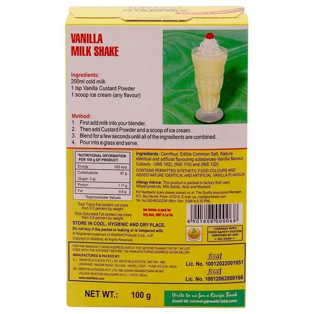 Weikfield Vanilla Custard Powder 1