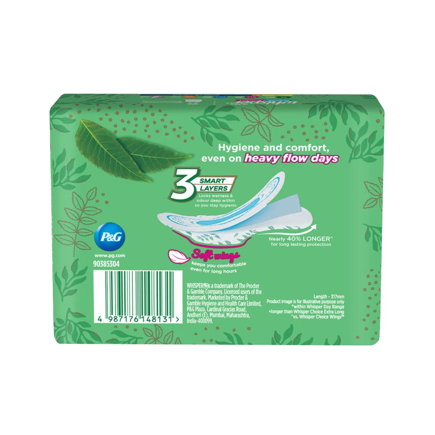 Whisper Ultra Clean Xl+ Sanitary Pads 1