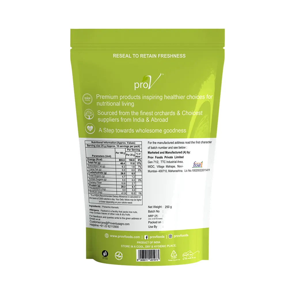 ProV Premium Pistachio Kernel 1