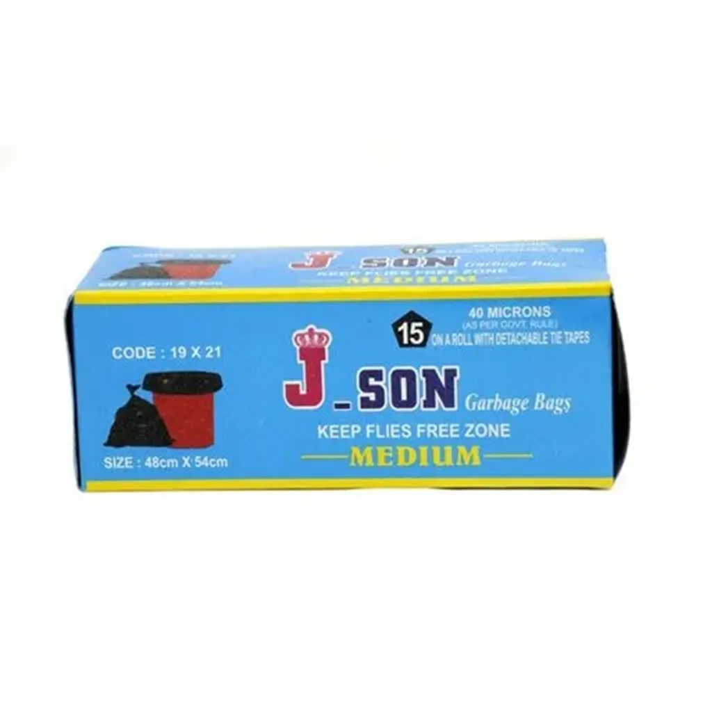 J Son Garbage Bags Medium - 48x54 Cm