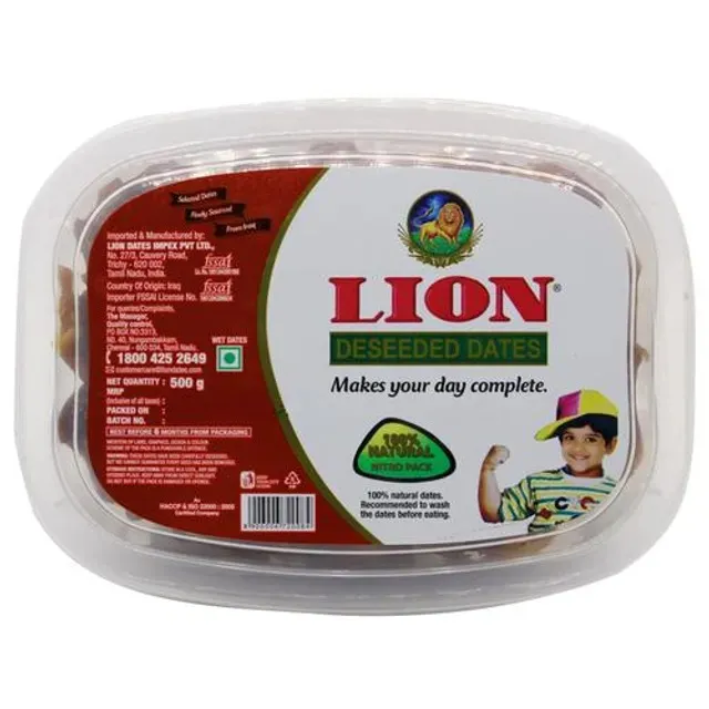 Lion Deseeded Dates Box