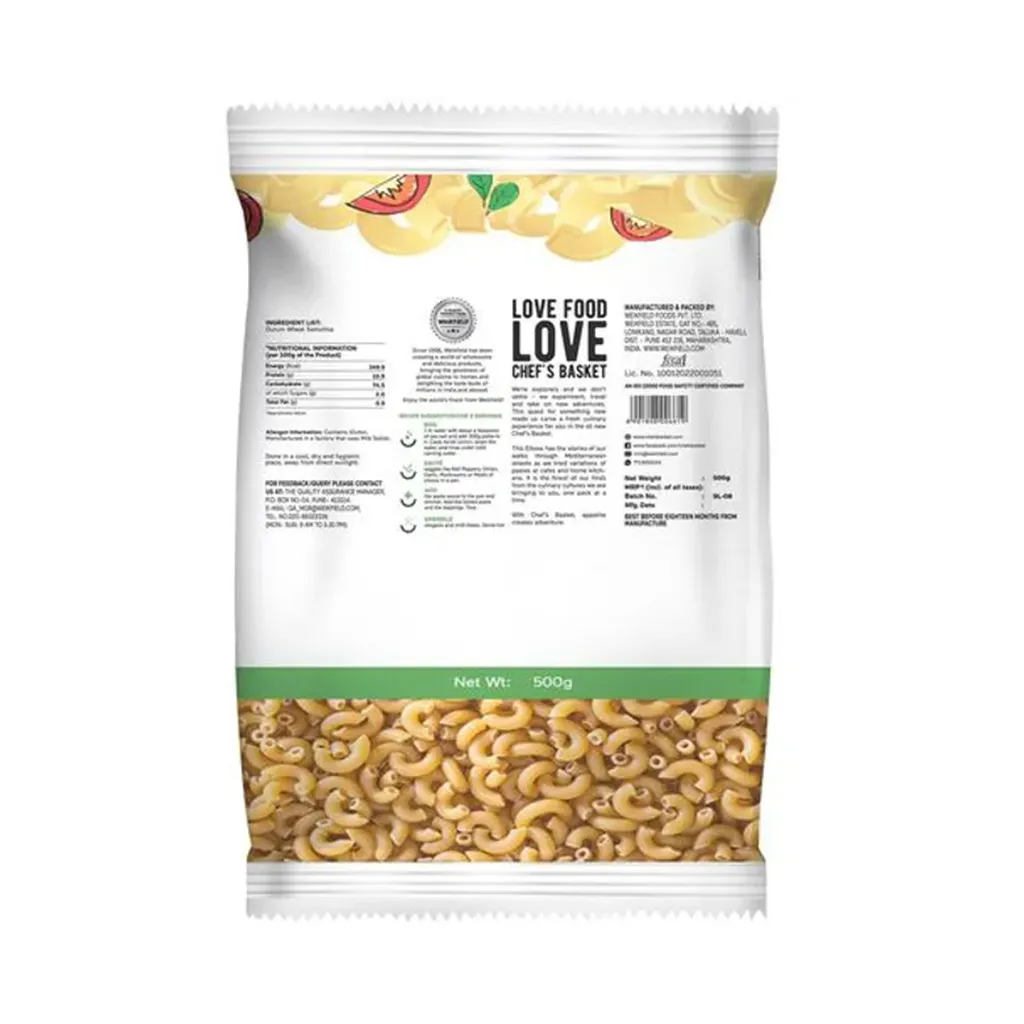 Chef's Basket Durum Wheat Elbow Pasta 1