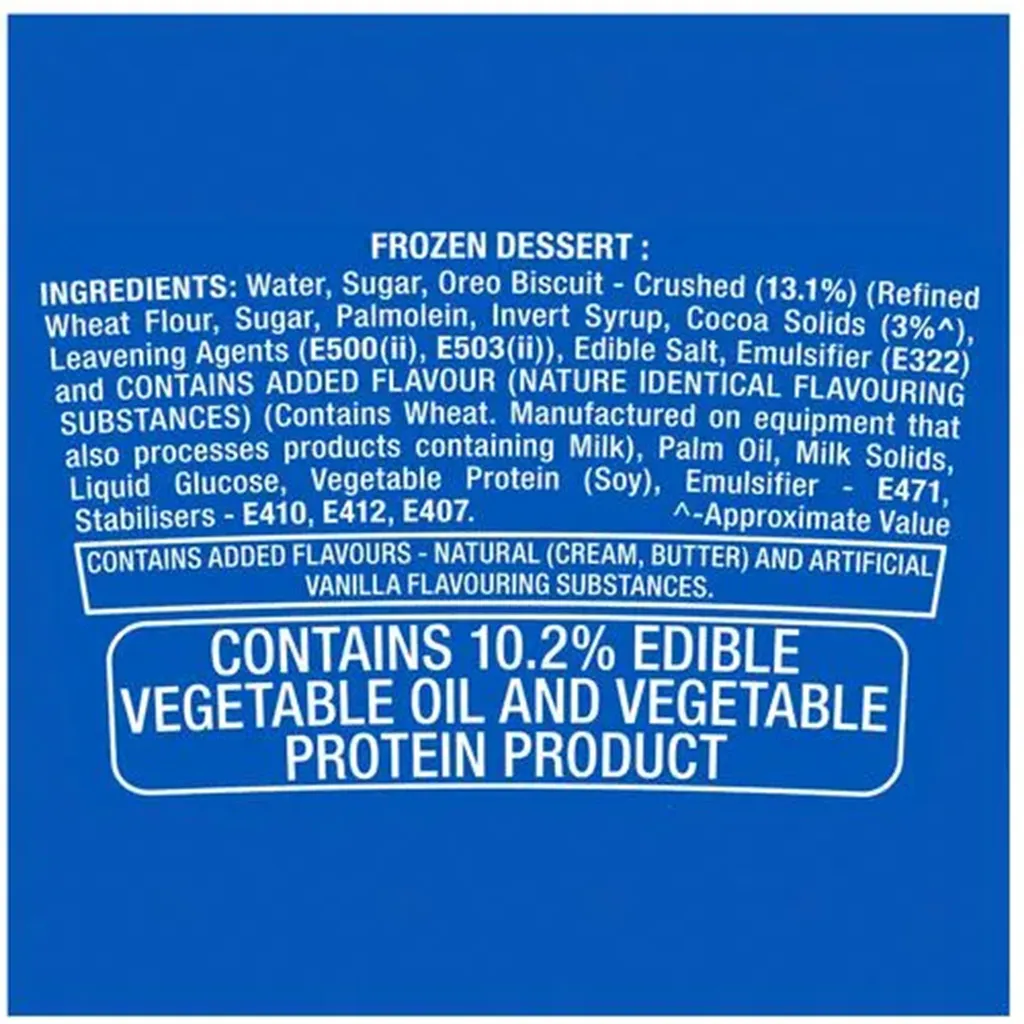 Kwality Walls Oreo & Cream Tub 2