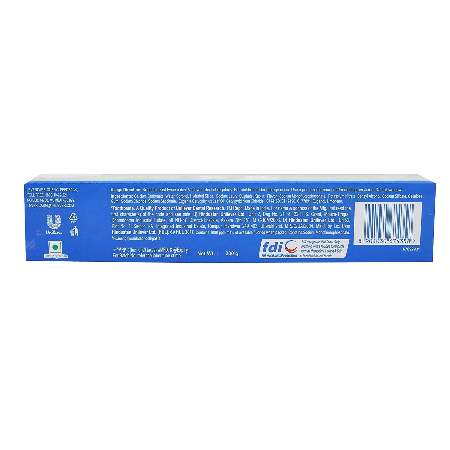 Pepsodent Lavang & Salt Toothpaste 1