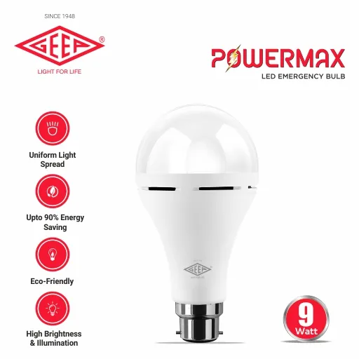 Geep Powermax 9W Emergency Bulb