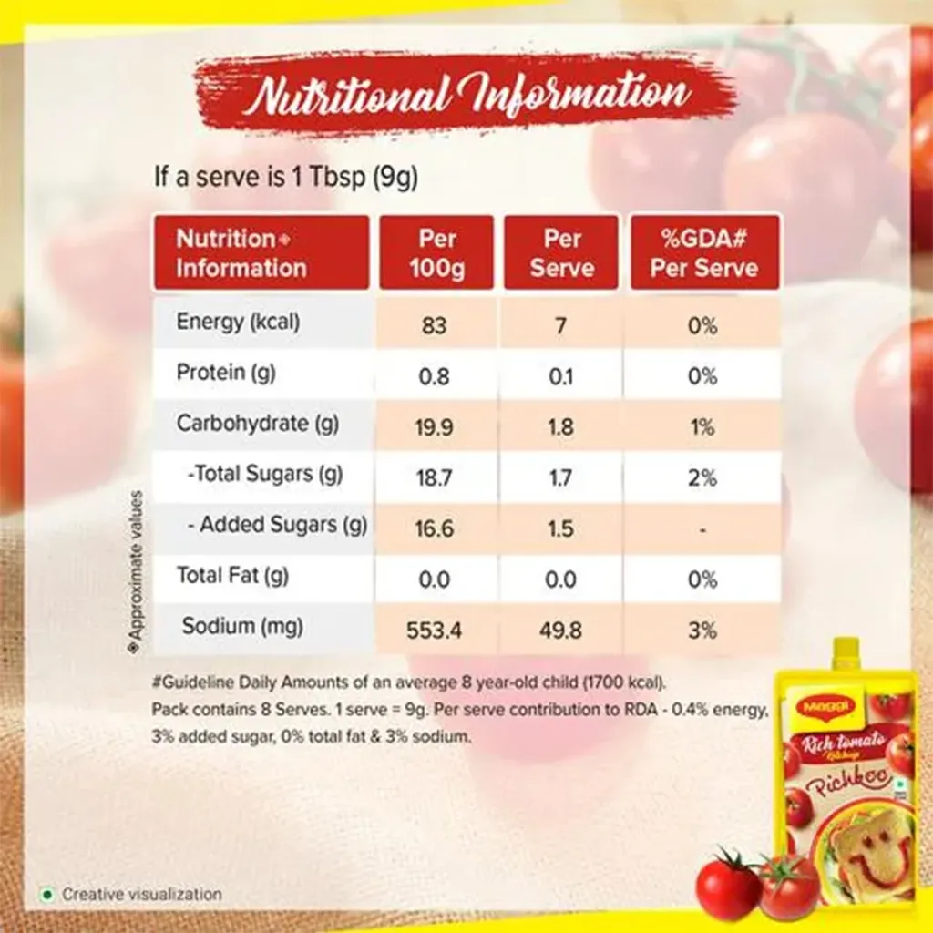Maggi Pichkoo Rich Tomato Ketchup 3
