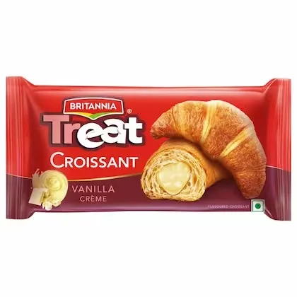 Britannia Treat Croissant Vanilla Creme Filling