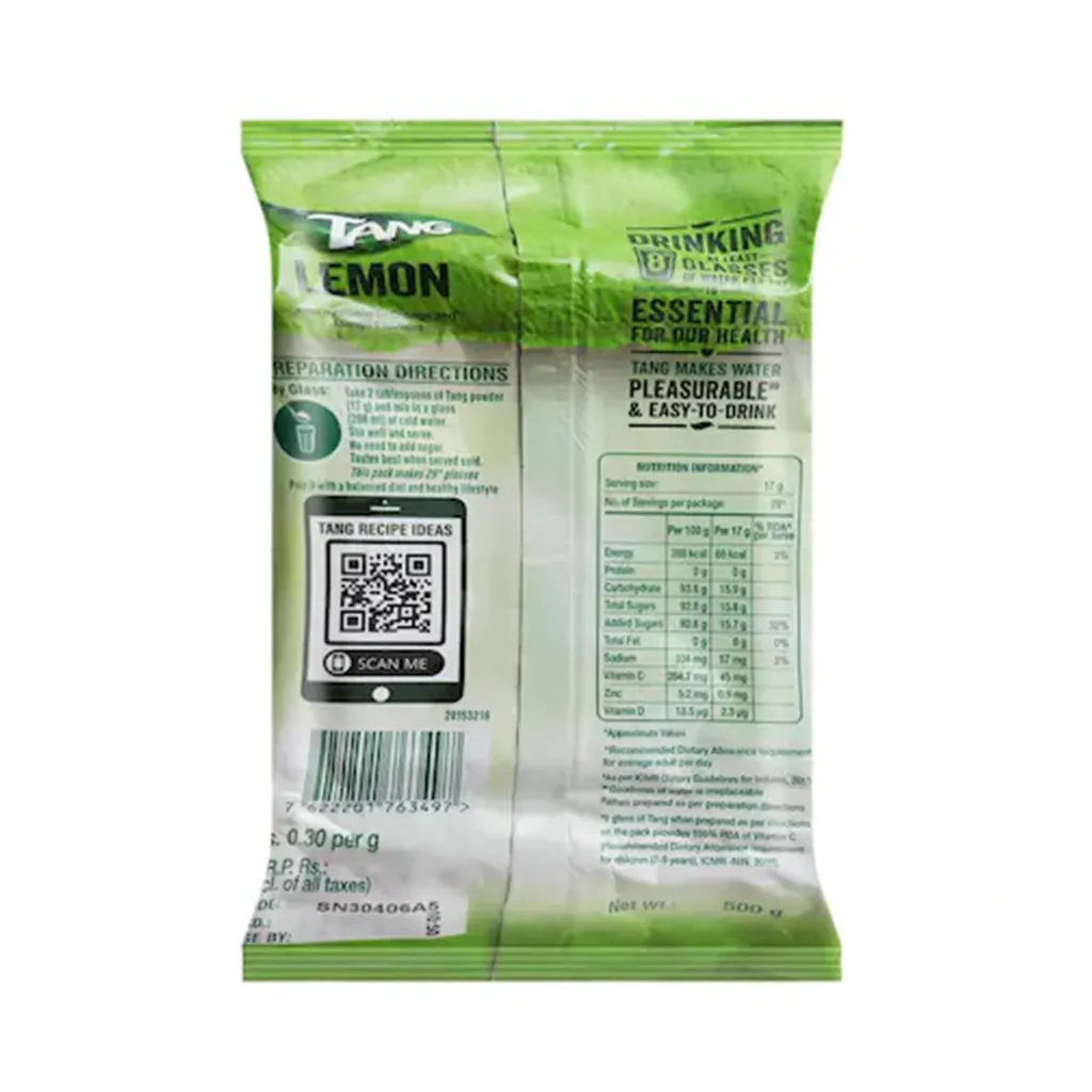 Tang Lemon Instant Drink Mix 1
