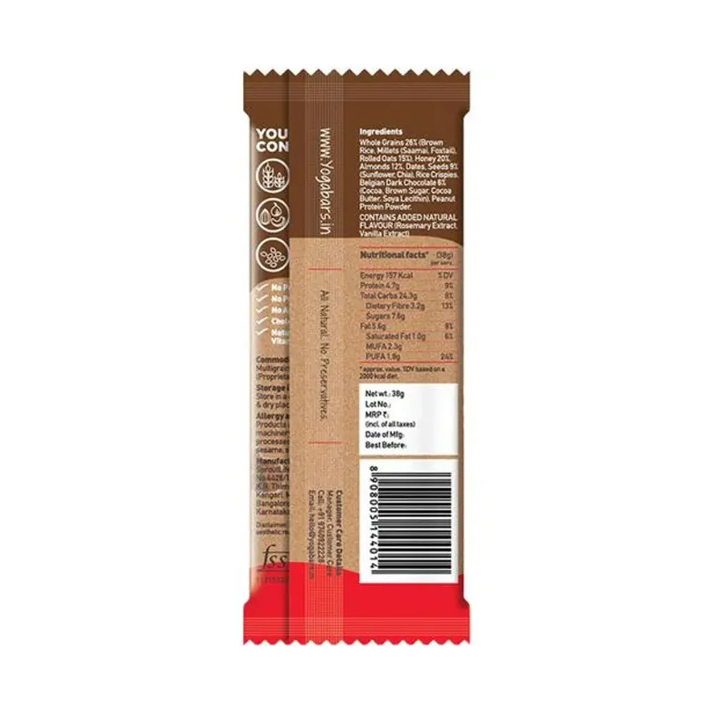Yoga Bar Chocolate Chunk Nut Protein Bar 1