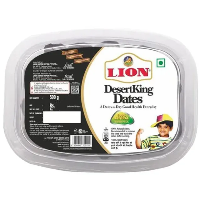 Lion Desert King Dates Box