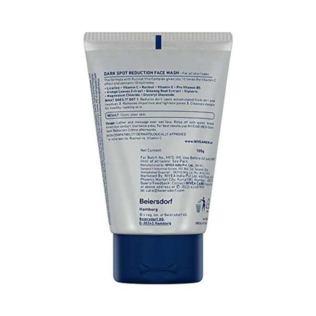 Nivea Men Dark Spot Reduction Face Wash 1