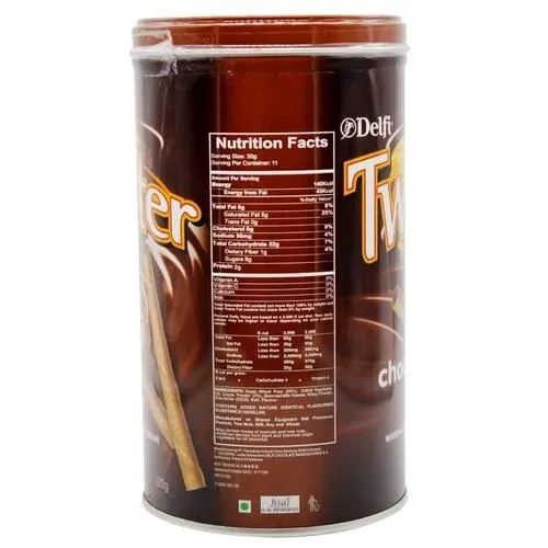 Delfi Twister Choco Wafer Rolls 1