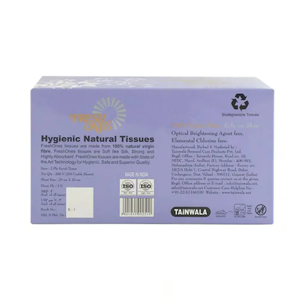 Fresh Ones Soft & Silky Facial Tissue 200 pulls 1