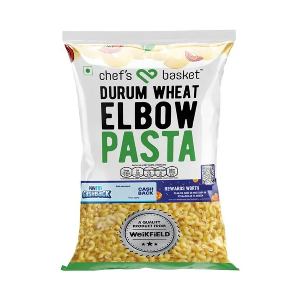 Chef's Basket Durum Wheat Elbow Pasta