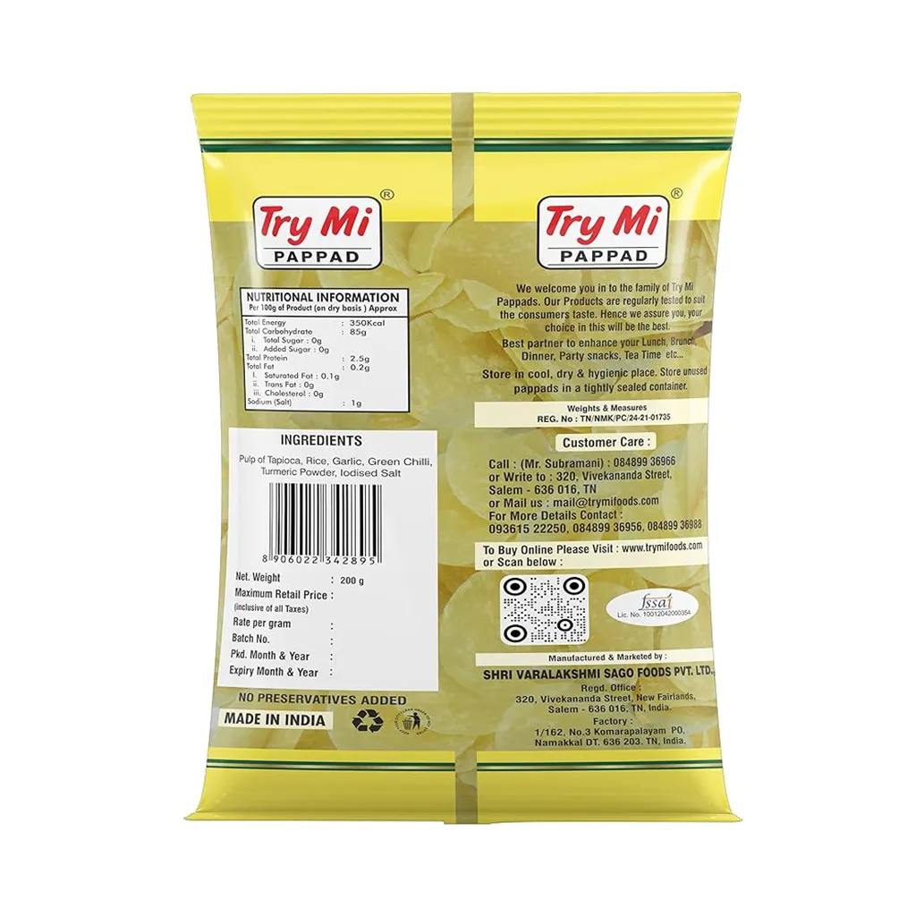 Try Mi Garlic Pappad 1