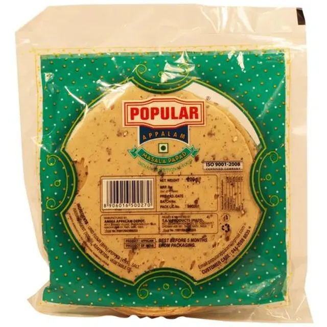 Popular Appalam Masala Papad 1