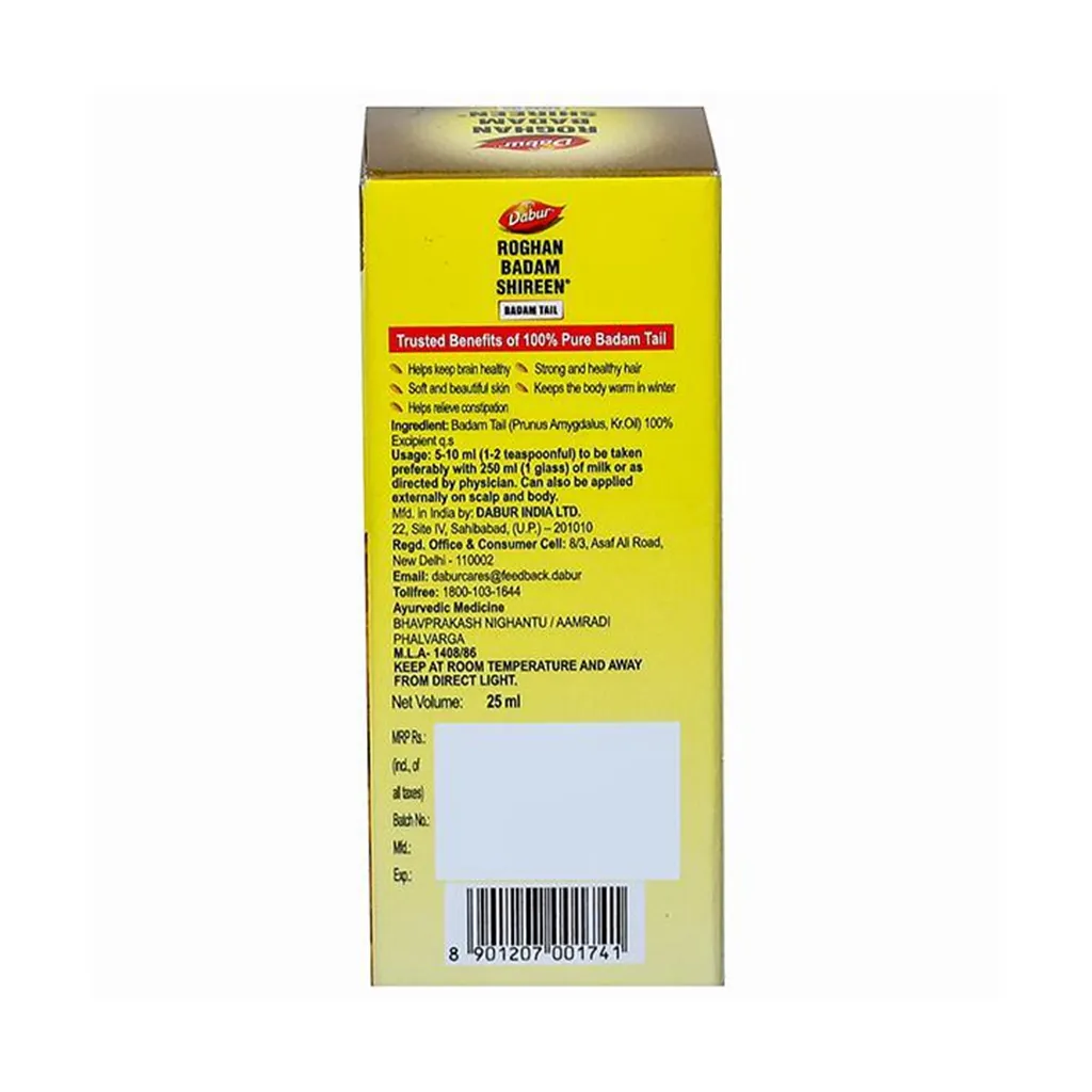 Dabur Roghan Badam Shireen Tail 1