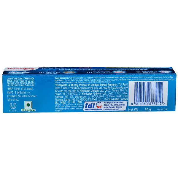 Pepsodent Cavity Protection Whitening Toothpaste 2