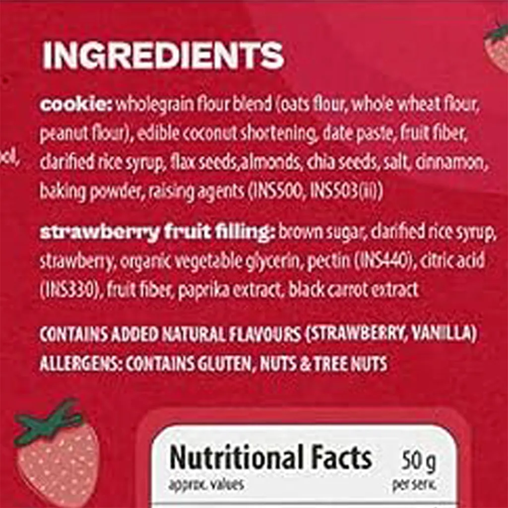 Wholesome Strawberry Energy Cookie Bar 2