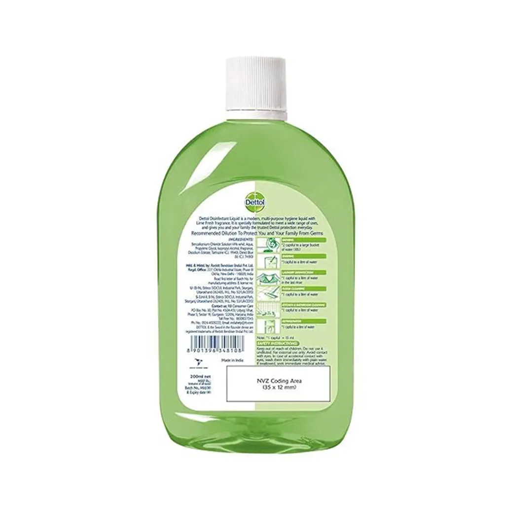 Dettol Lime Fresh Disinfectant Liquid 1