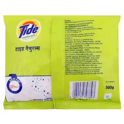 Tide Natural Lemon & Chandan Detergent Powder 1