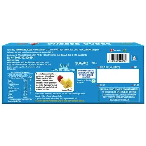 Britannia Cheese Cubes Box 1