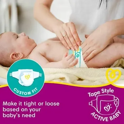 Pampers Active Baby Diapers Pants L -  9-14 Kg 2