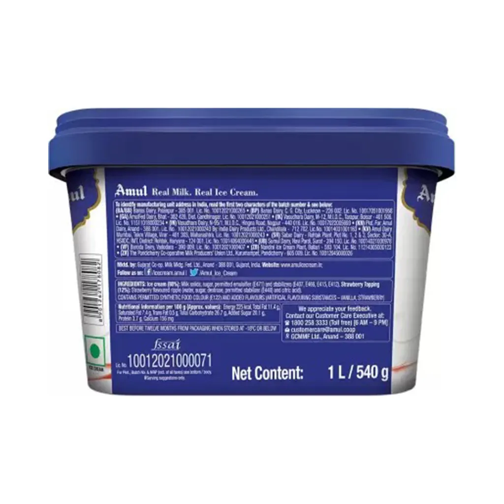 Amul Sundae Strawberry Magic Ice Cream 1