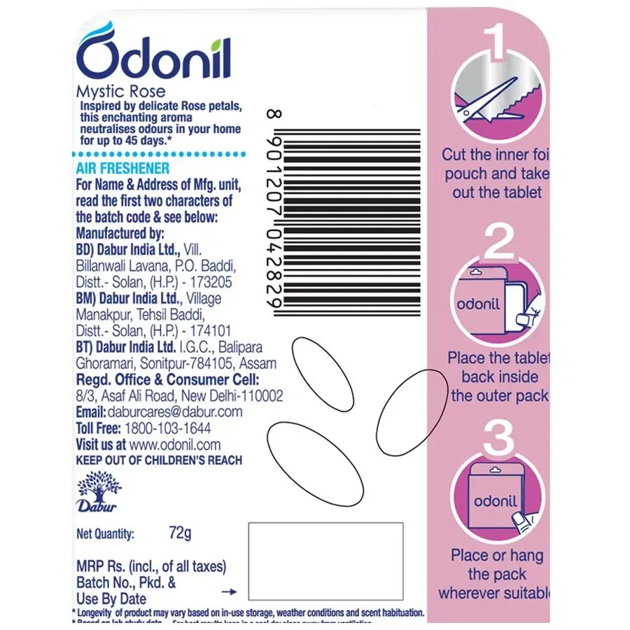 Odonil Mystic Rose Air Freshener 1