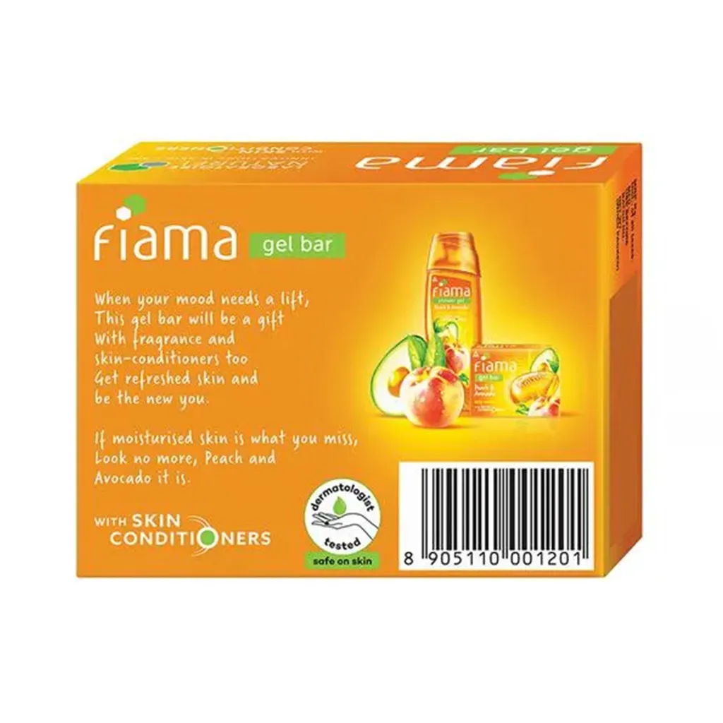 Fiama Peach & Avocado Gel Bar 1