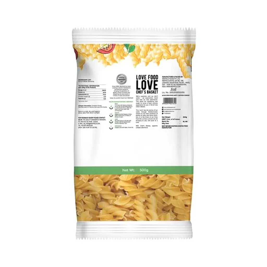 Chef's Basket Durum Wheat Fusili Pasta 1
