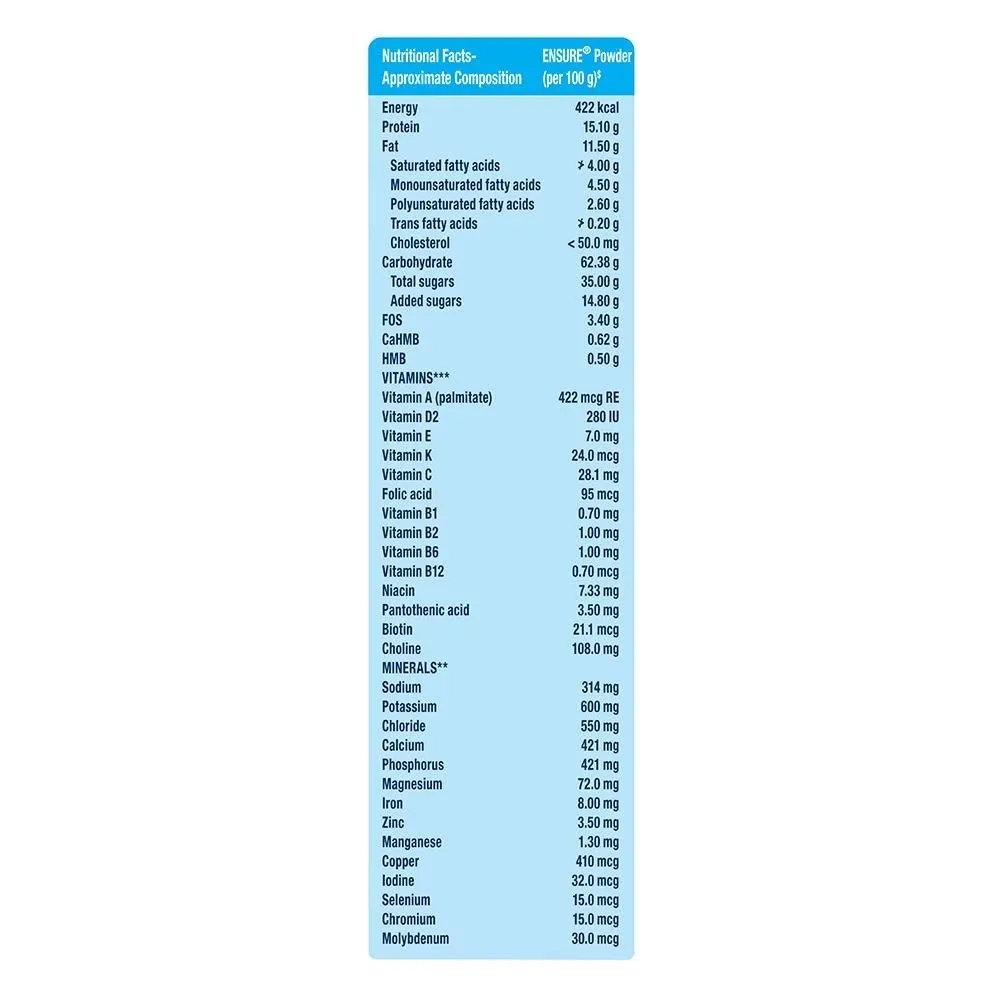 Ensure Vanilla Nutritional Health Drink 5