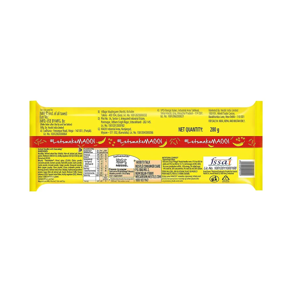 Maggi 2 Minute Masala Noodles 1
