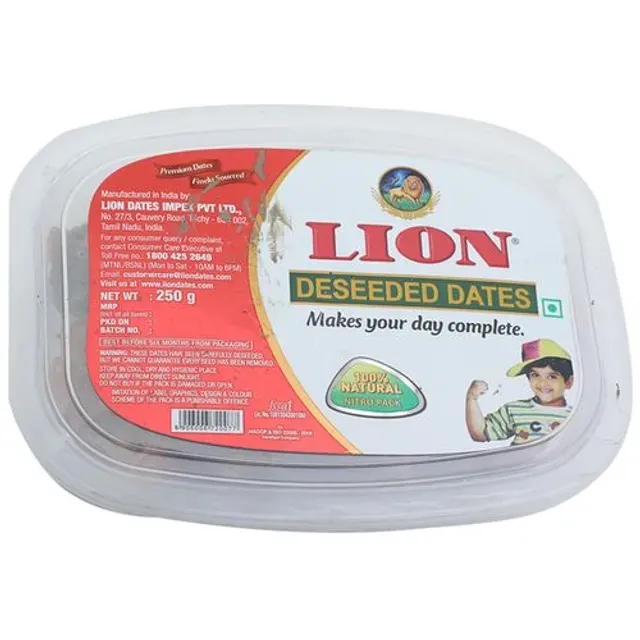 Lion Deseeded Dates Box