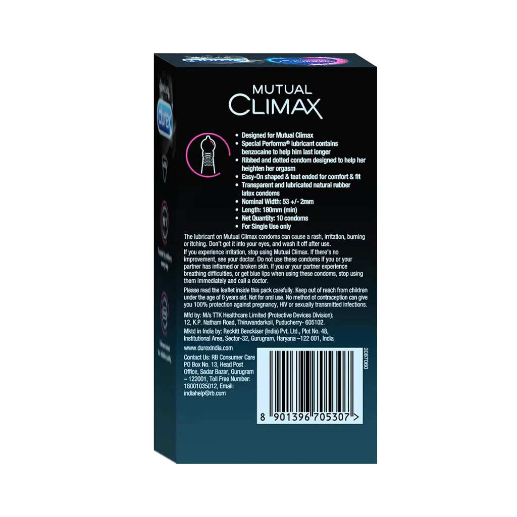 Durex Mutual Climax Condoms 1