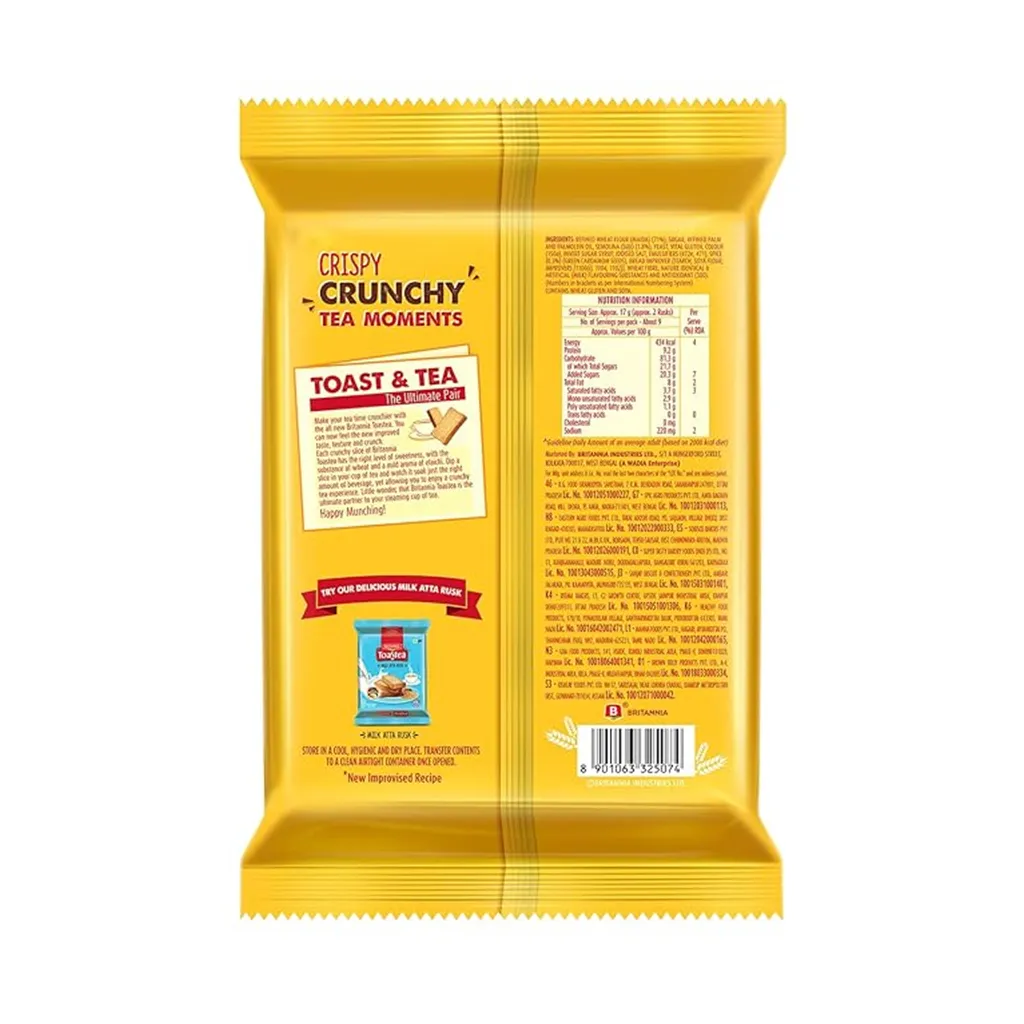 Britannia Toastea Milk Rusk 1