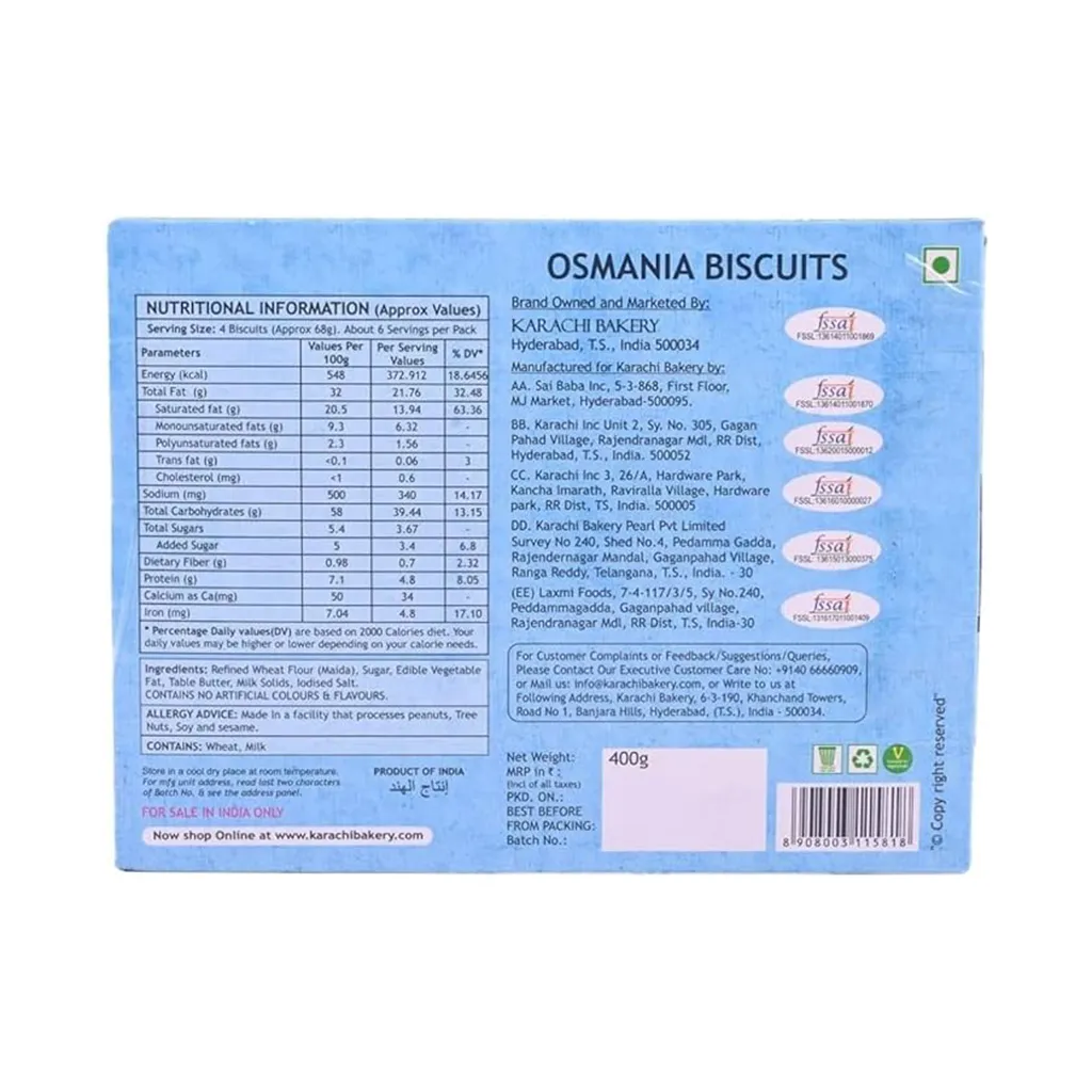 Karachi Osmania Cookies 1