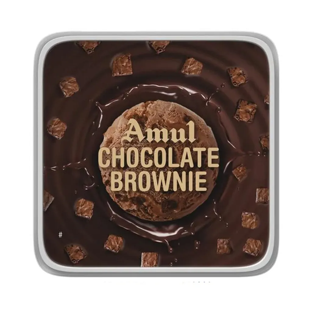 Amul Chocolate Brownie Ice Cream