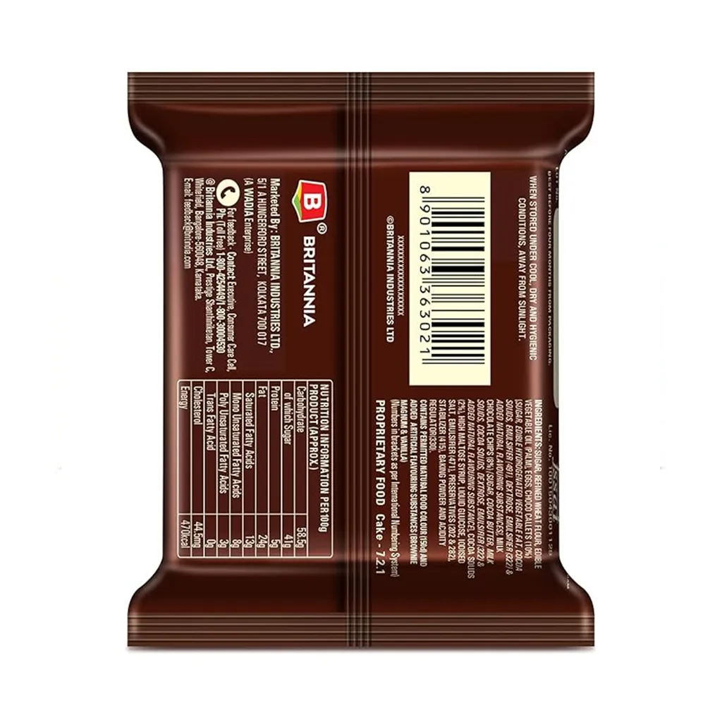 Britannia Fudge It Chocolate Brownie Cake 1