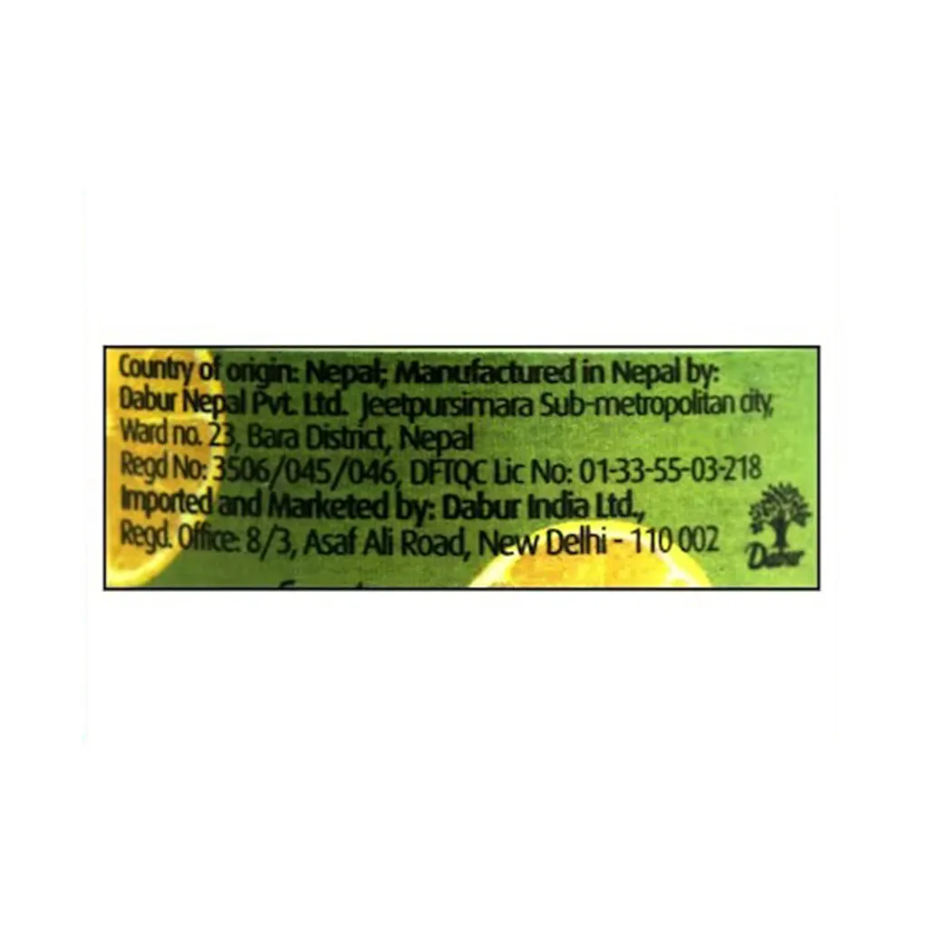 Dabur Hommade Lemoneez - Goodness Of 33 Lemons 2