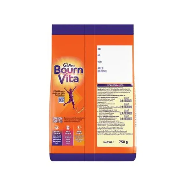 Cadbury Bournvita Chocolate Health Drink Pouch 1
