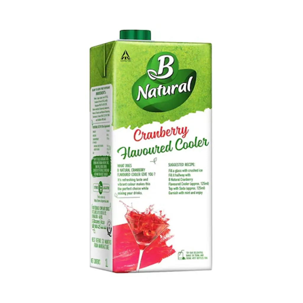 B Natural Cranberry Juice 1