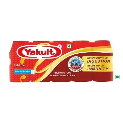 Yakult Probiotic Fermented Milk Drink (Pack of 5)