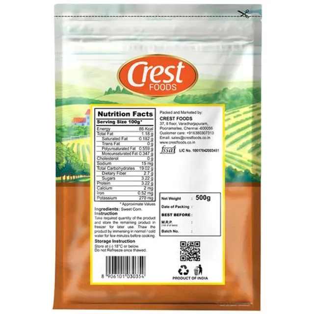 Crest Foods Frozen Sweet Corn 3