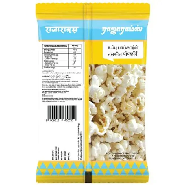 Rajaram's Salted Popcorn 1